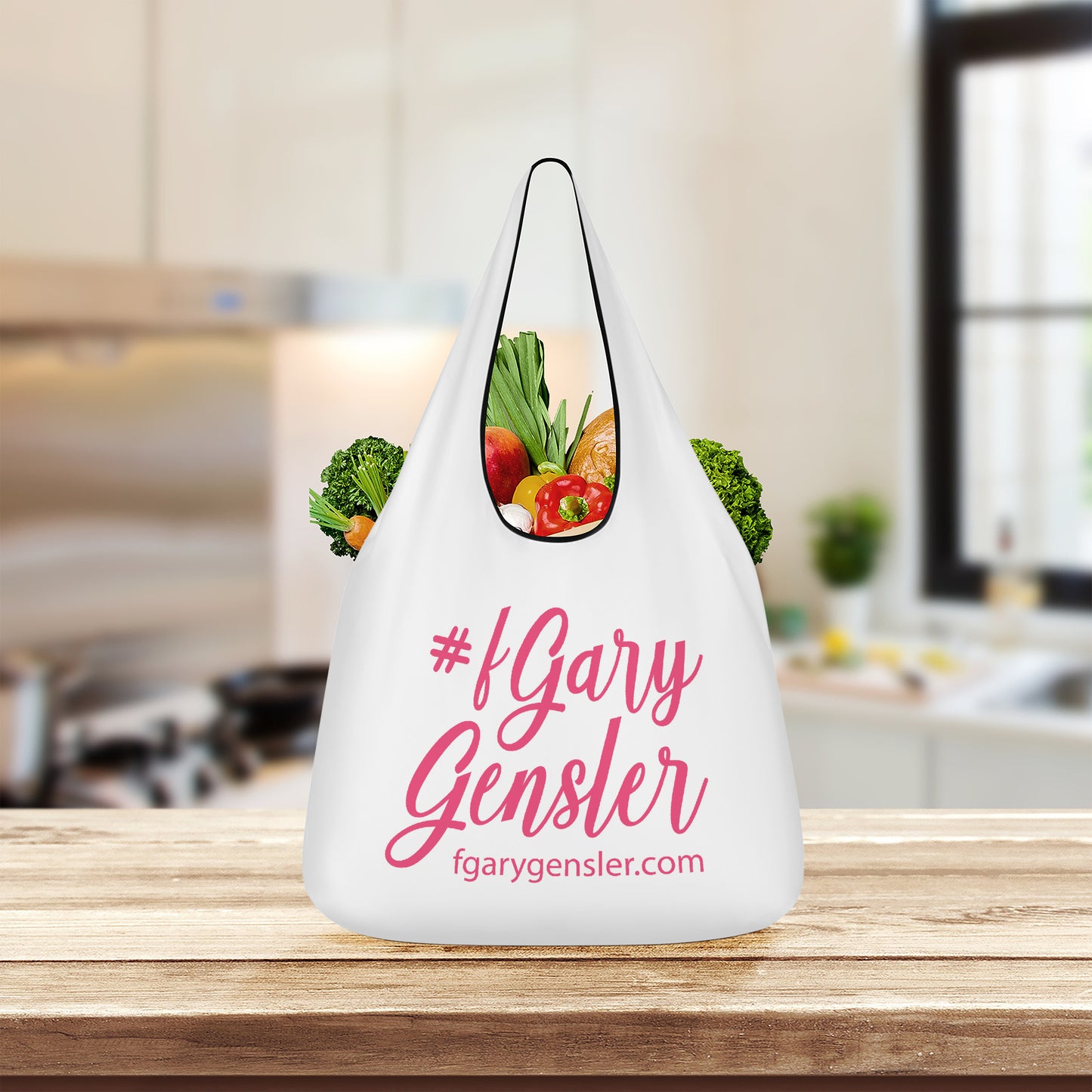 #fGaryGensler Pink SC Grocery Bag