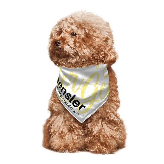 #fGaryGensler Yellow Pet Scarf