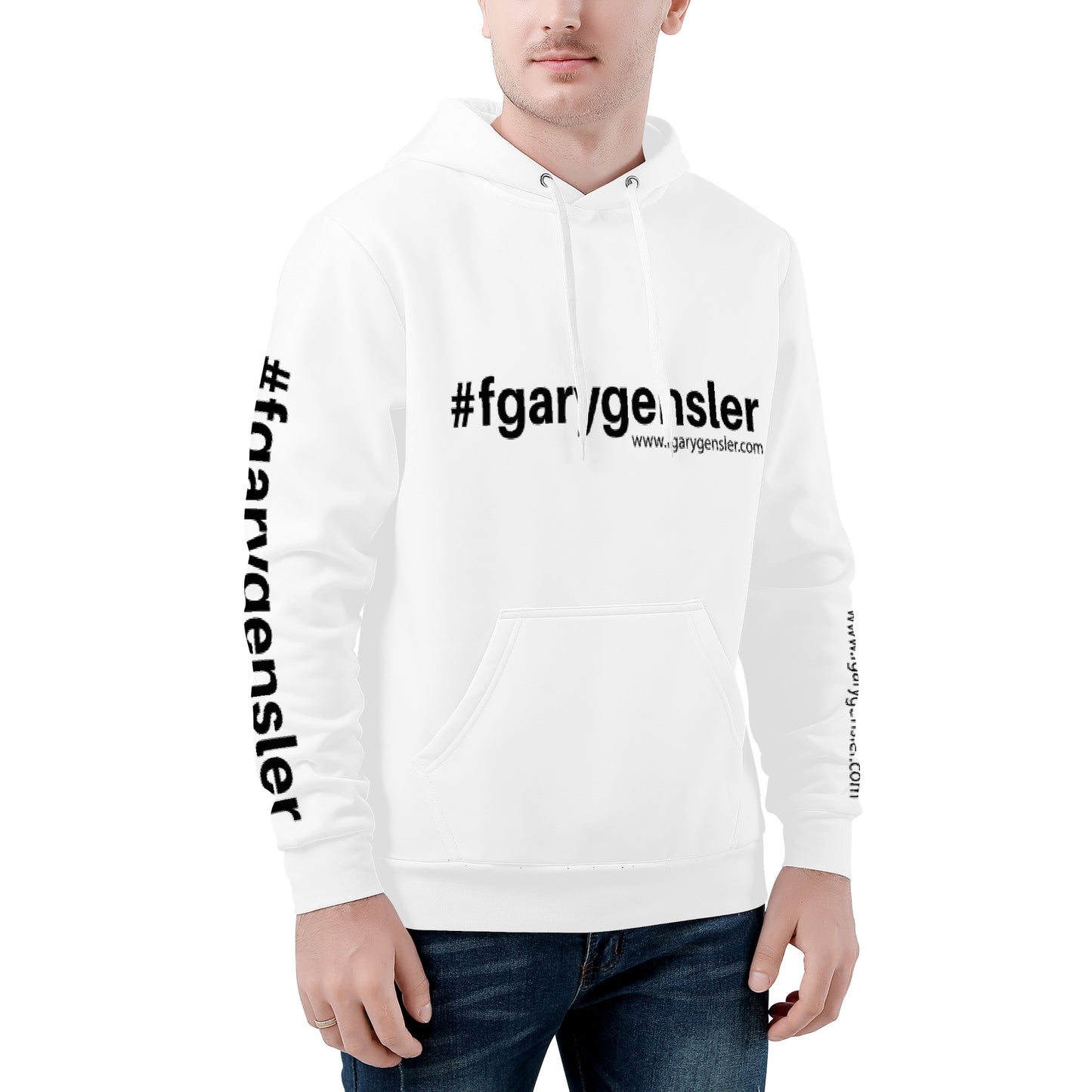 #fgarygensler 3 Ways Unisex Hoodie - White