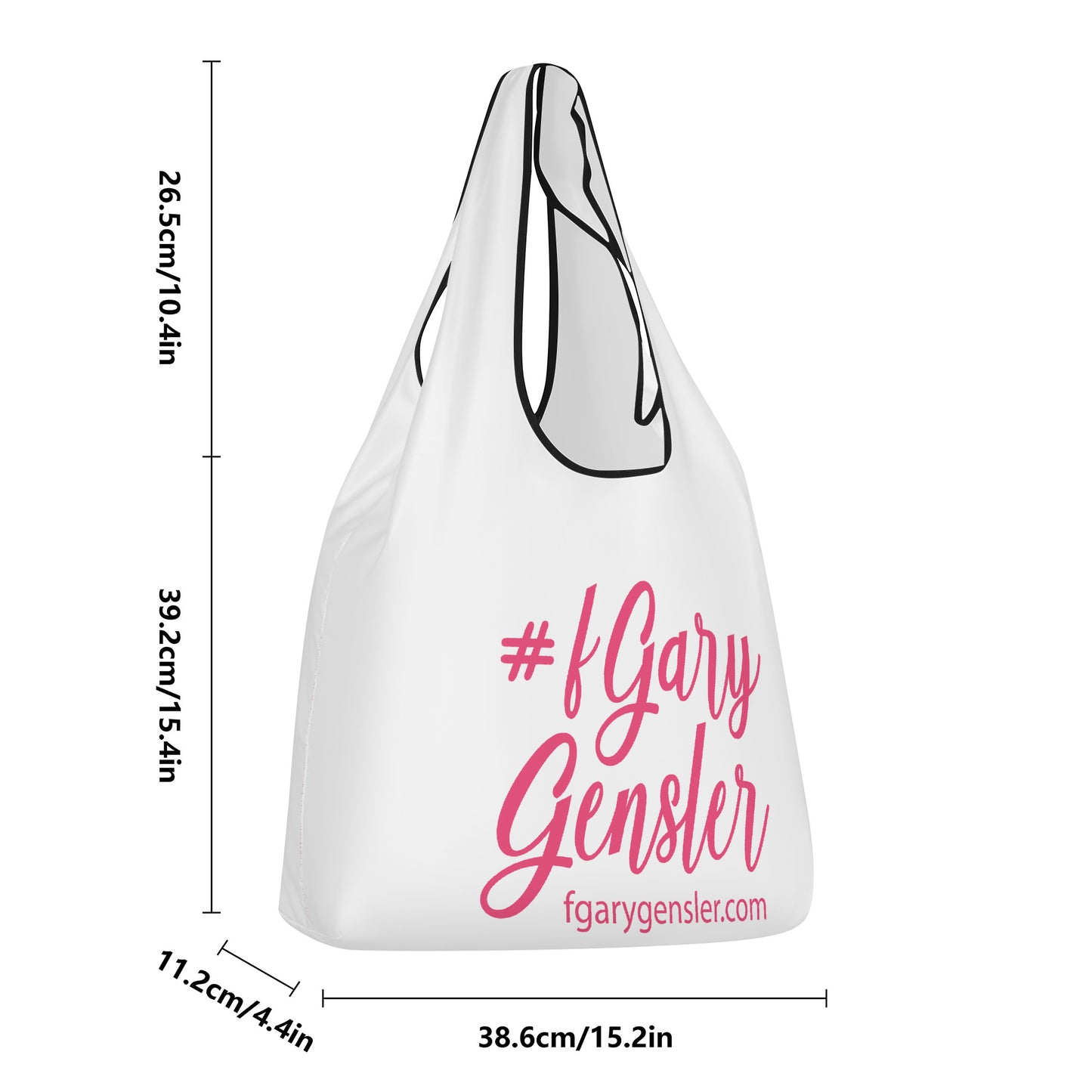 #fGaryGensler Pink SC Grocery Bag