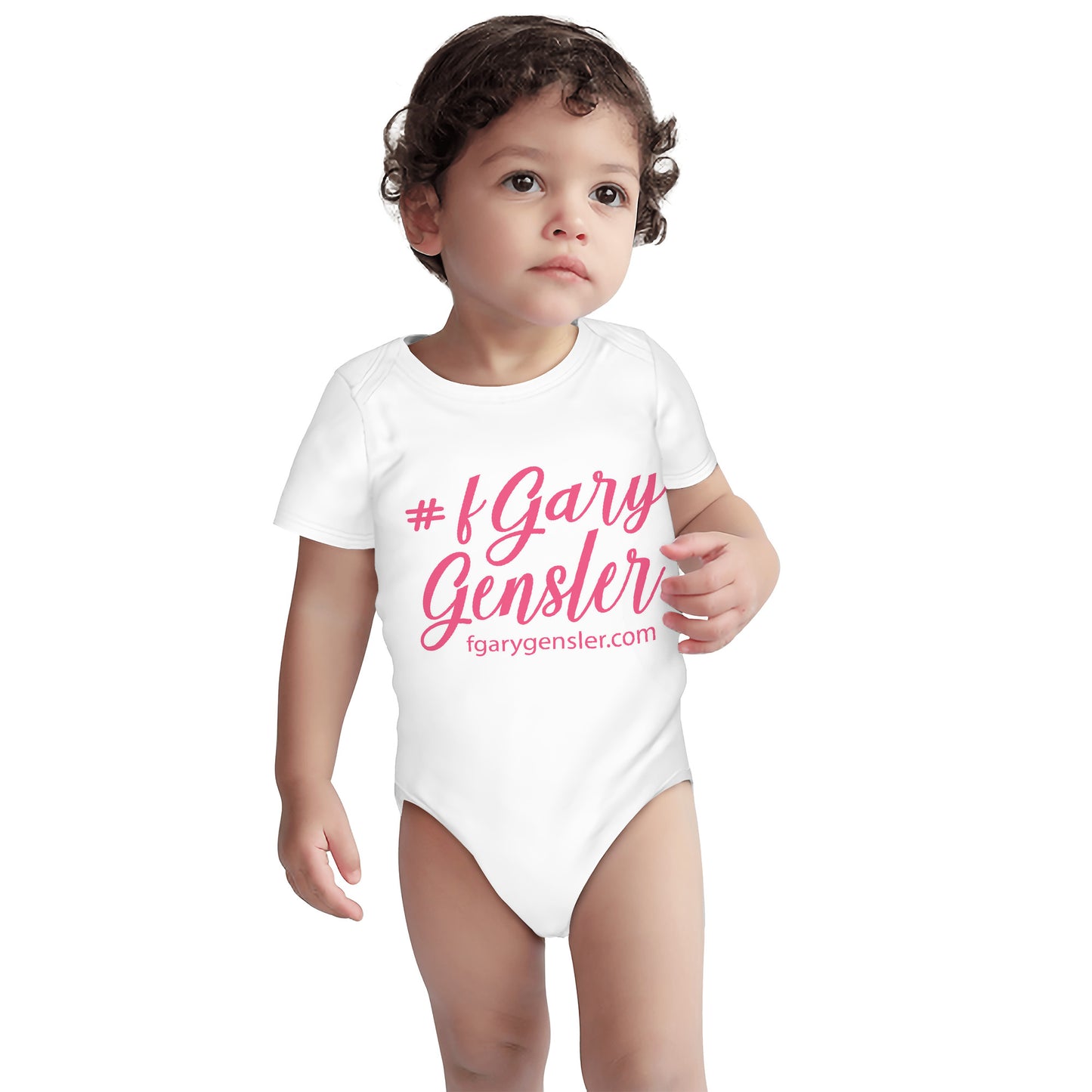 #fGaryGensler SC Pink | Short Sleeve Baby One-Piece Bodysuit