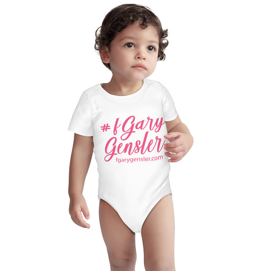 #fGaryGensler SC Pink | Short Sleeve Baby One-Piece Bodysuit