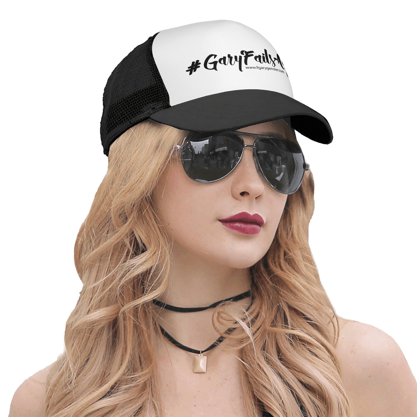 #GaryFailsAgain SC Black on White Trucker Hat