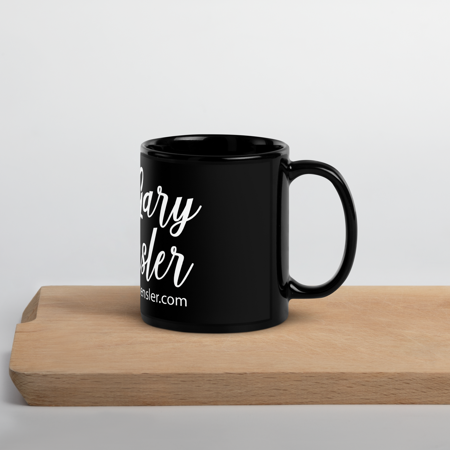 #fGary Black Glossy Mug