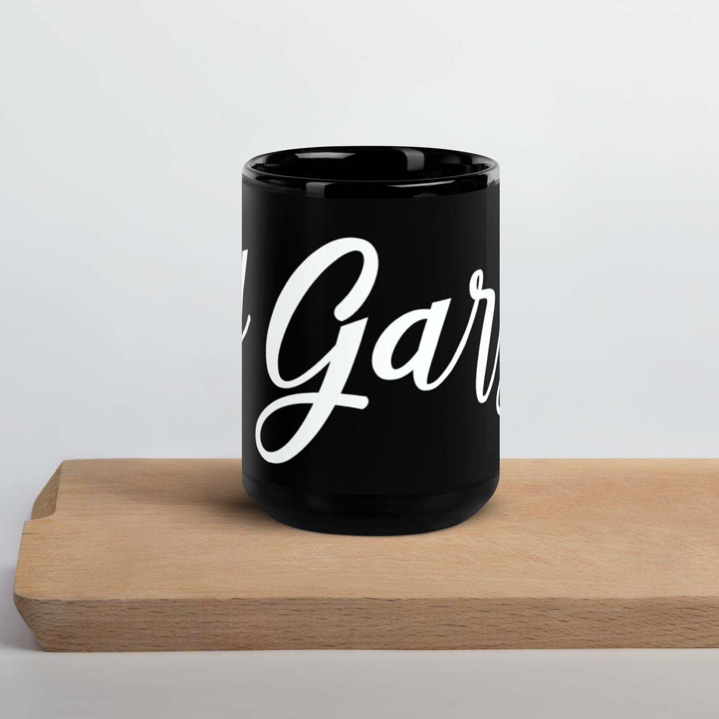 #fGary Black Glossy Mug