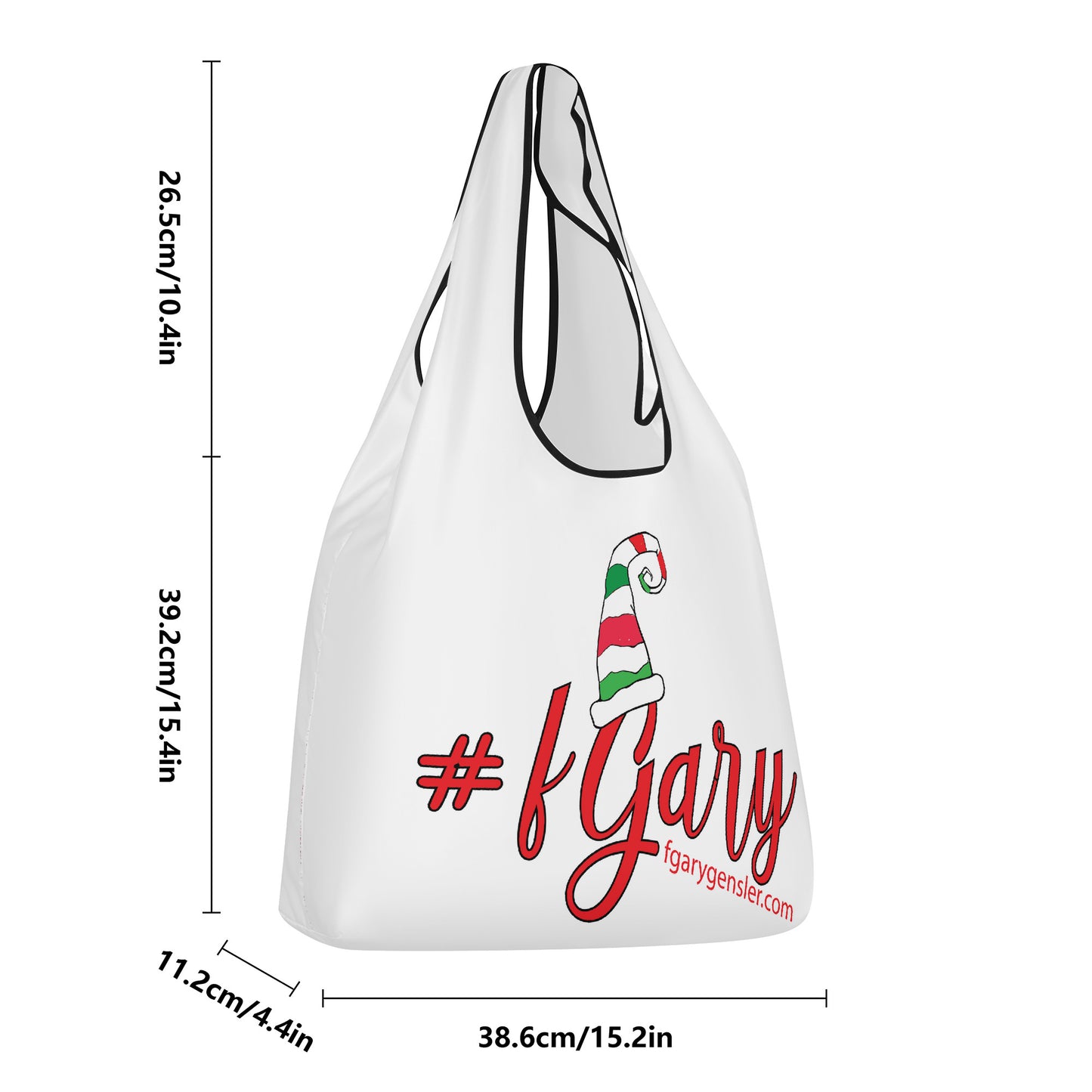 #FGary Holiday Cheer Grocery Bags