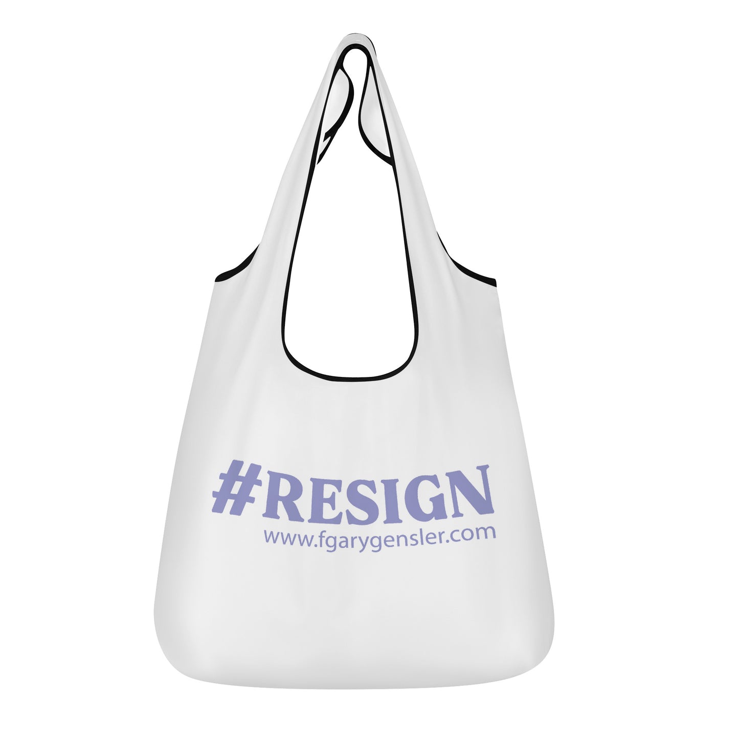 #RESIGN  Purple Grocery Bags