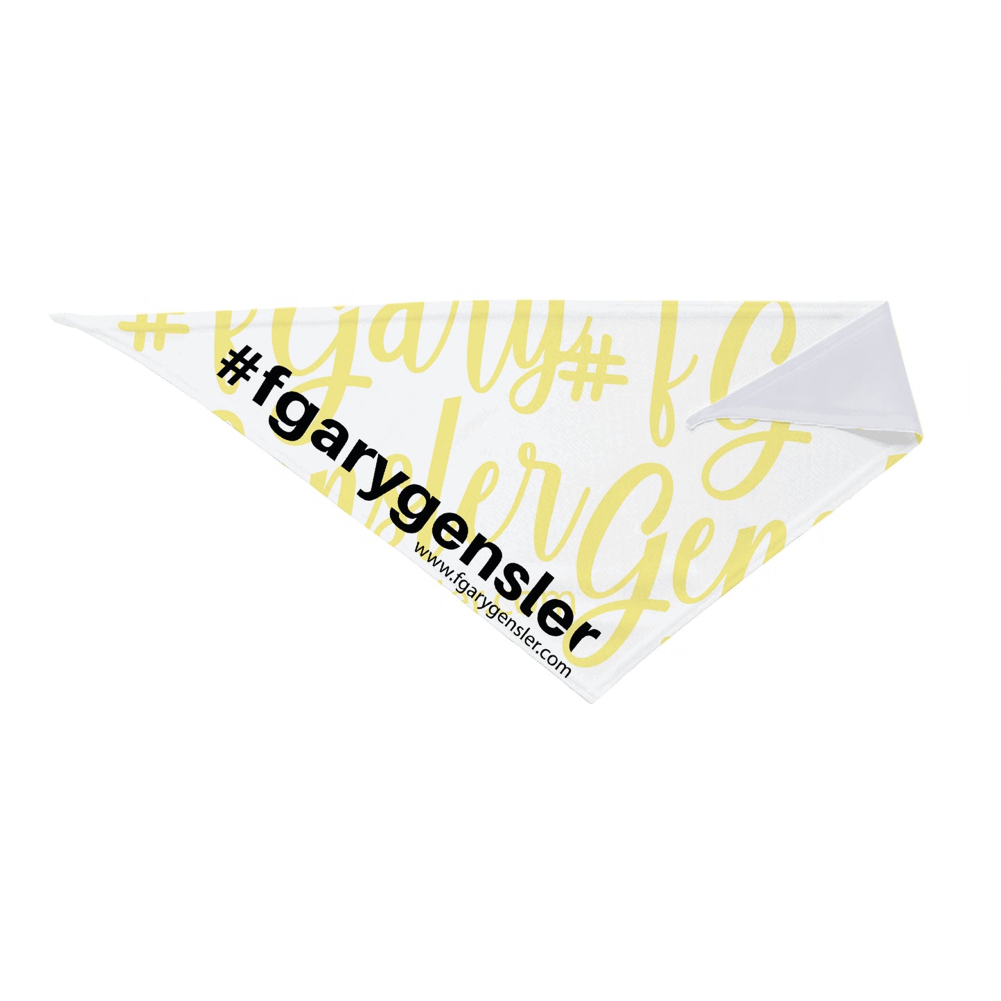 #fGaryGensler Yellow Pet Scarf