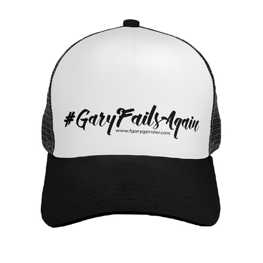 #GaryFailsAgain SC Black on White Trucker Hat